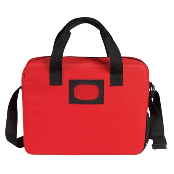 Portfolio measuring 15.5" x 12" x 4", features a zippered main... from ASI 46420 Continental Mkting Svc Inc / CMBags