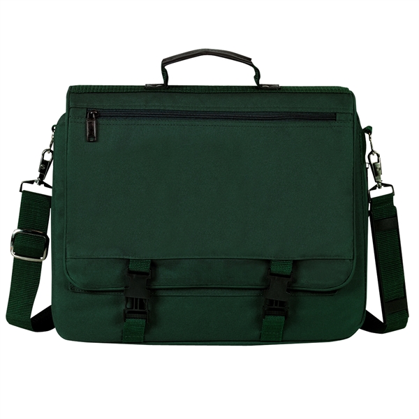 Briefcase made of poly 600 denier and measuring 16.5" x 12"... from ASI 46420 Continental Mkting Svc Inc / CMBags