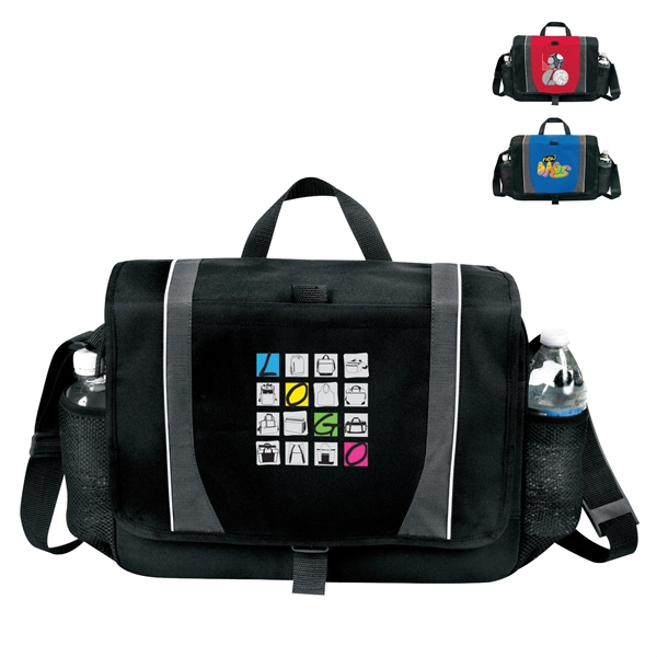 Bag made of poly 600 denier and linen features carry handles,... from ASI 46420 Continental Mkting Svc Inc / CMBags