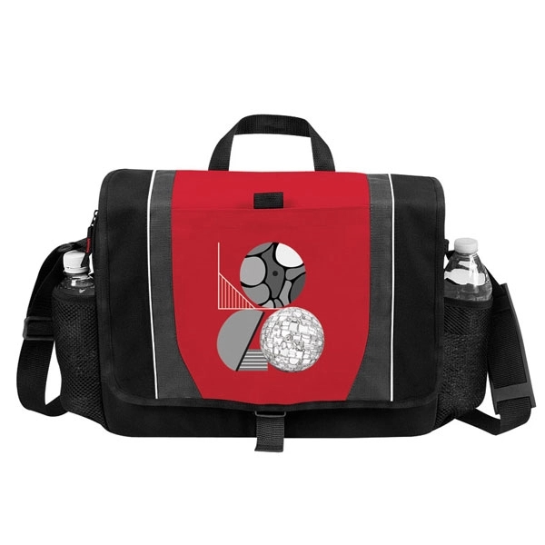 Bag made of poly 600 denier and linen features carry handles,... from ASI 46420 Continental Mkting Svc Inc / CMBags