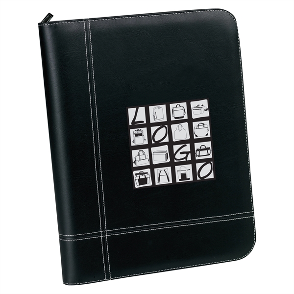 Made of G-9 soft leatherette, our padfolio includes a solar calculator,... from ASI 46420 Continental Mkting Svc Inc / CMBags
