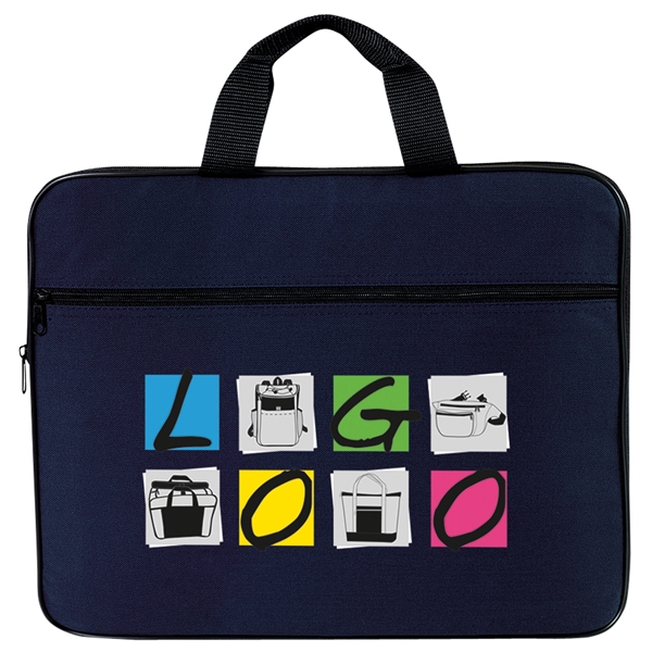 Portfolio made of poly 600 denier, measures 16.5" x 13" x... from ASI 46420 Continental Mkting Svc Inc / CMBags