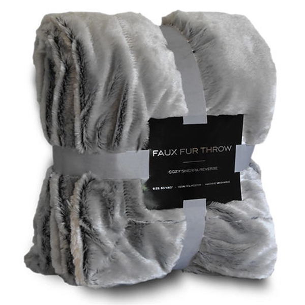 50" x 60" faux fur throw blanket made of 100% polyester... from ASI 90807 Tekweld