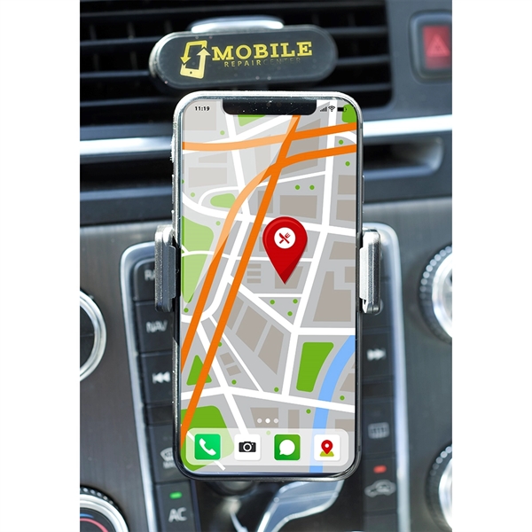 Universal car air vent phone holder with bracket clip and back... from ASI 39552 BEL Promo