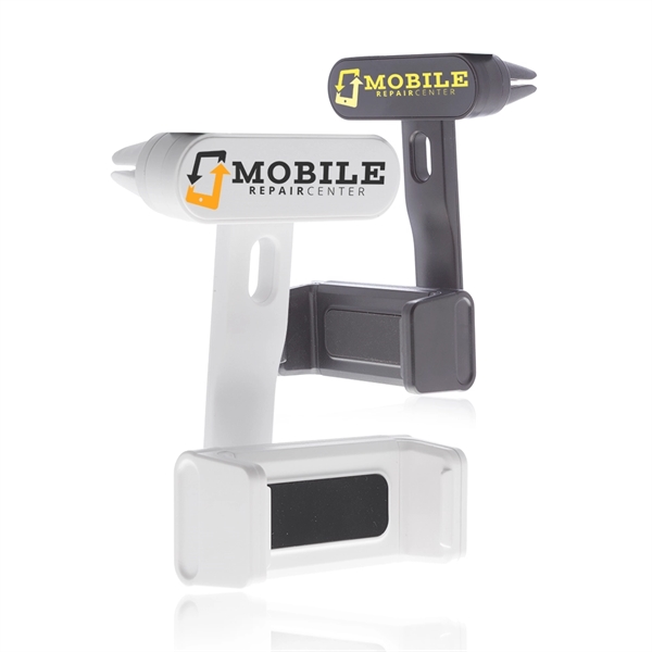 Universal car air vent phone holder with bracket clip and back... from ASI 39552 BEL Promo