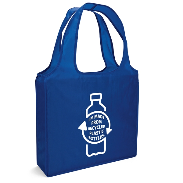 Polyester tote made from 230T recycled polyester (RPET).... from ASI 37940 Bag Makers Inc