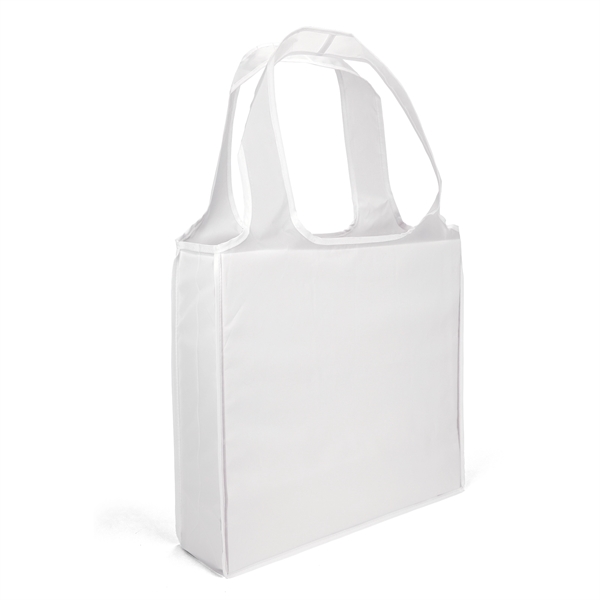Polyester tote made from 230T recycled polyester (RPET).... from ASI 37940 Bag Makers Inc