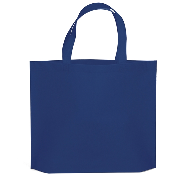 Budget non woven tote with heat-sealed handles.... from ASI 37940 Bag Makers Inc