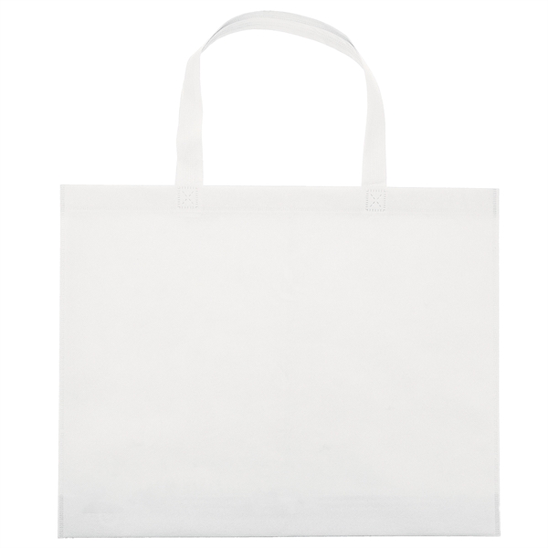Budget non woven tote with heat-sealed handles.... from ASI 37940 Bag Makers Inc