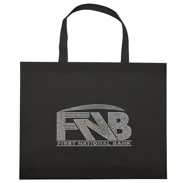 Budget non woven tote with heat-sealed handles.... from ASI 37940 Bag Makers Inc