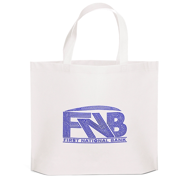 Budget non woven tote with heat-sealed handles.... from ASI 37940 Bag Makers Inc