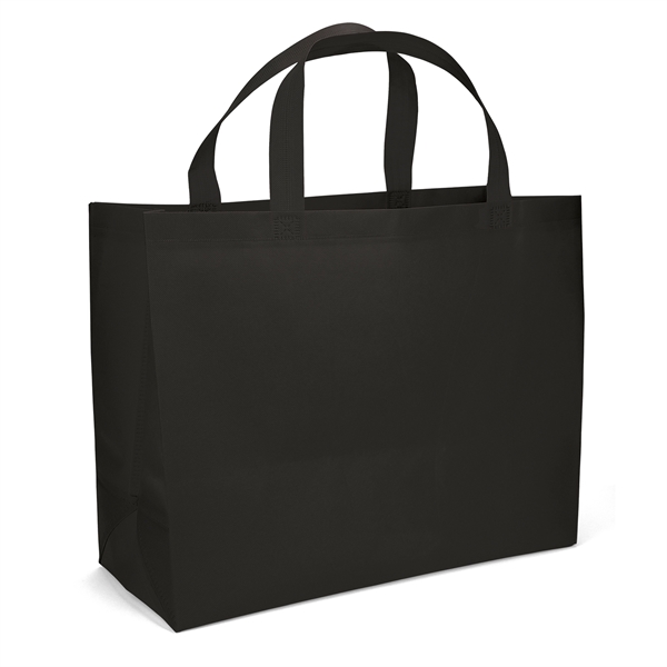 Non woven budget tote with heat-sealed handles.... from ASI 37940 Bag Makers Inc