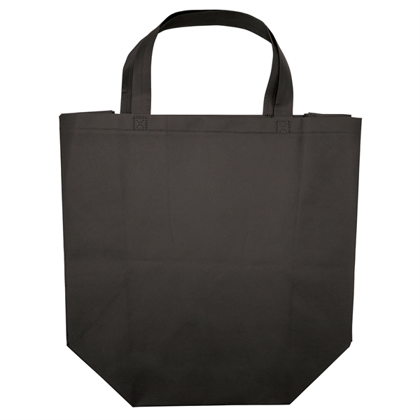 Non woven budget tote with heat-sealed handles.... from ASI 37940 Bag Makers Inc