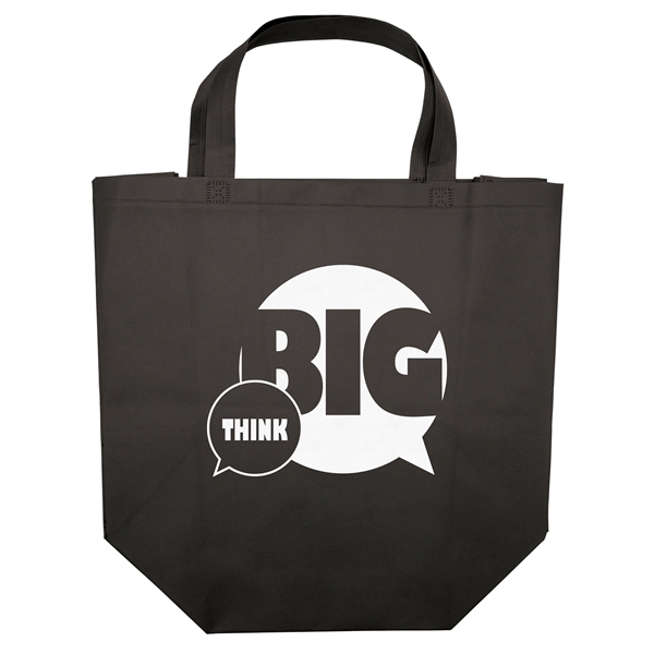 Non woven budget tote with heat-sealed handles.... from ASI 37940 Bag Makers Inc