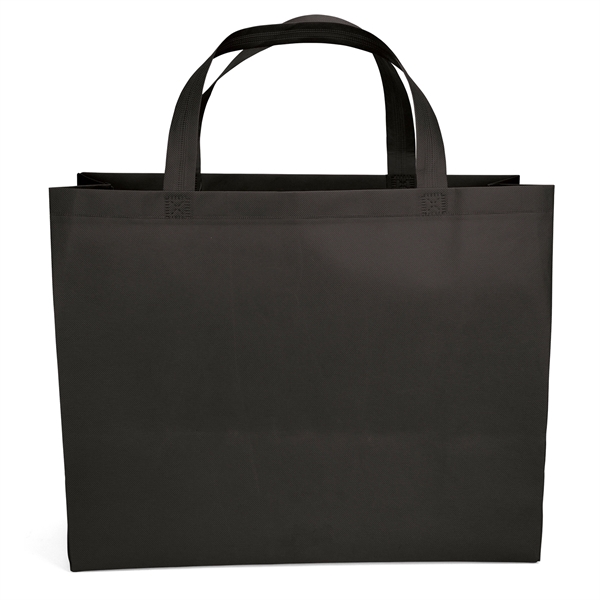 Non woven budget tote with heat-sealed handles.... from ASI 37940 Bag Makers Inc