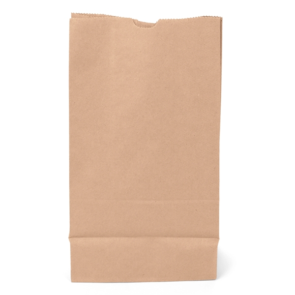 6# S.O.S. paper bag with serrated cut top and side gusset.... from ASI 37940 Bag Makers Inc