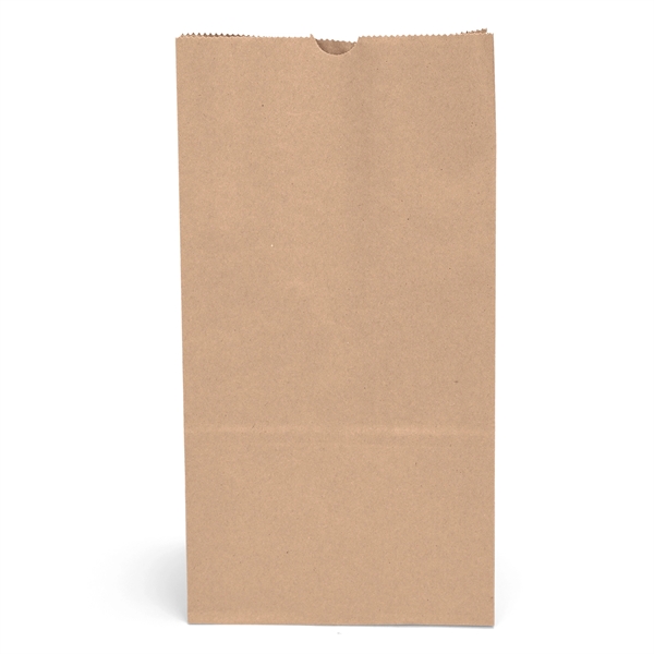 12# S.O.S. paper bag with serrated cut top and side gusset.... from ASI 37940 Bag Makers Inc