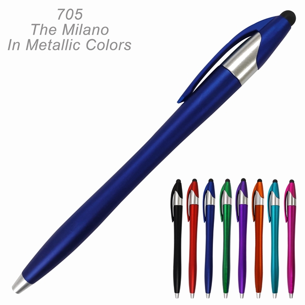 The Milano Stylus Pen - Ready Inventory in New Jersey -... from ASI 45100 Chulani Promotional Products, Inc / Competitive Edge Innovations/Chulani