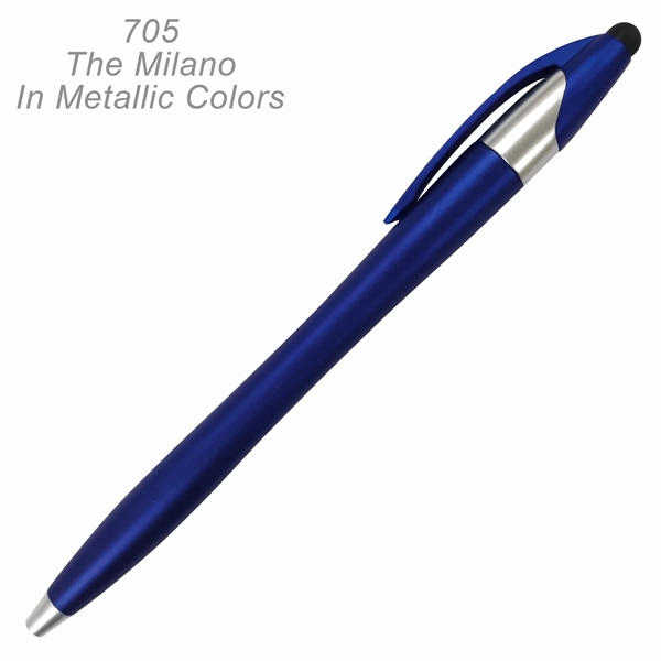 The Milano Stylus Pen - Ready Inventory in New Jersey -... from ASI 45100 Chulani Promotional Products, Inc / Competitive Edge Innovations/Chulani