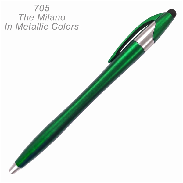 The Milano Stylus Pen - Ready Inventory in New Jersey -... from ASI 45100 Chulani Promotional Products, Inc / Competitive Edge Innovations/Chulani