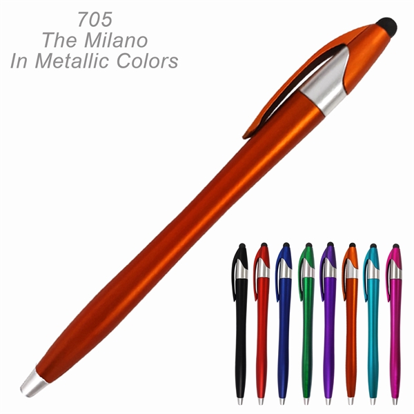 The Milano Stylus Pen - Ready Inventory in New Jersey -... from ASI 45100 Chulani Promotional Products, Inc / Competitive Edge Innovations/Chulani