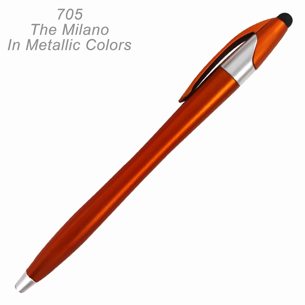 The Milano Stylus Pen - Ready Inventory in New Jersey -... from ASI 45100 Chulani Promotional Products, Inc / Competitive Edge Innovations/Chulani
