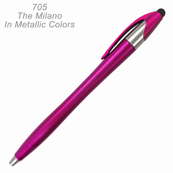 The Milano Stylus Pen - Ready Inventory in New Jersey -... from ASI 45100 Chulani Promotional Products, Inc / Competitive Edge Innovations/Chulani