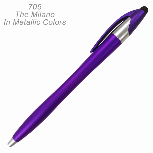 The Milano Stylus Pen - Ready Inventory in New Jersey -... from ASI 45100 Chulani Promotional Products, Inc / Competitive Edge Innovations/Chulani