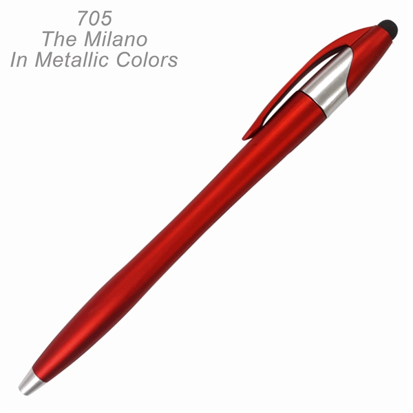 The Milano Stylus Pen - Ready Inventory in New Jersey -... from ASI 45100 Chulani Promotional Products, Inc / Competitive Edge Innovations/Chulani