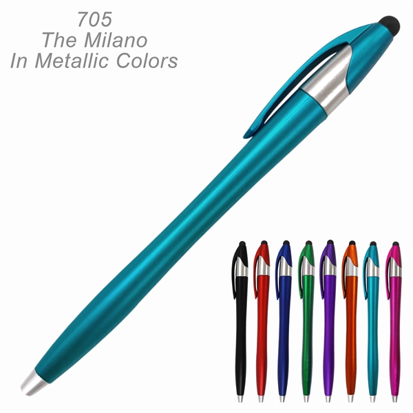 The Milano Stylus Pen - Ready Inventory in New Jersey -... from ASI 45100 Chulani Promotional Products, Inc / Competitive Edge Innovations/Chulani