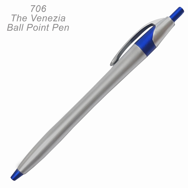 The Venezia Ballpoint Pen In Bright Metalic Colors - Ready Inventory... from ASI 45100 Chulani Promotional Products, Inc / Competitive Edge Innovations/Chulani
