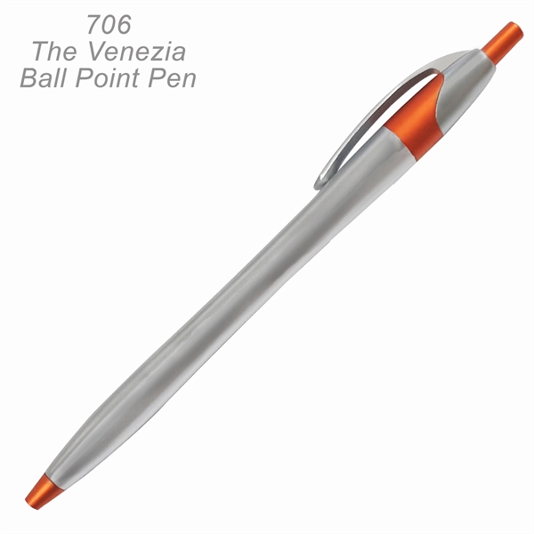 The Venezia Ballpoint Pen In Bright Metalic Colors - Ready Inventory... from ASI 45100 Chulani Promotional Products, Inc / Competitive Edge Innovations/Chulani