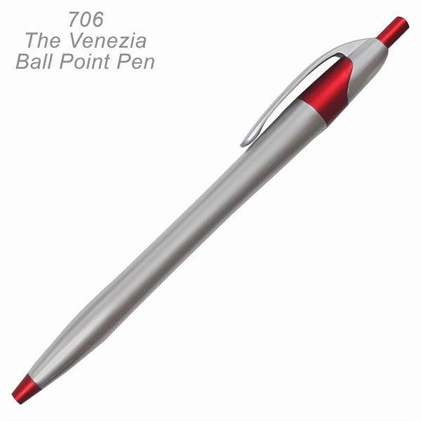 The Venezia Ballpoint Pen In Bright Metalic Colors - Ready Inventory... from ASI 45100 Chulani Promotional Products, Inc / Competitive Edge Innovations/Chulani