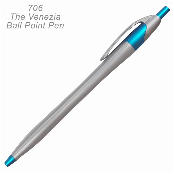The Venezia Ballpoint Pen In Bright Metalic Colors - Ready Inventory... from ASI 45100 Chulani Promotional Products, Inc / Competitive Edge Innovations/Chulani