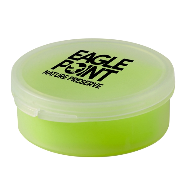 Reusable, durable, flexible and soft silicone straw in a plastic round... from ASI 52840 Evans Manufacturing