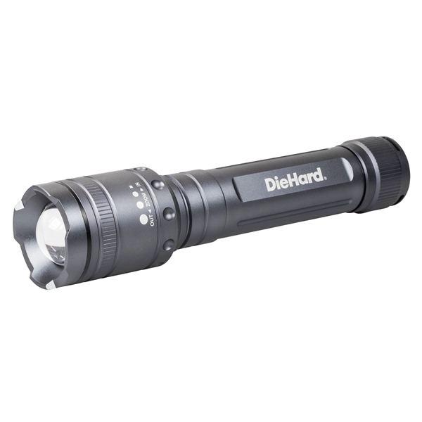 Aluminum flashlight with a non-slip handle.... from ASI 84514 Safety Made
