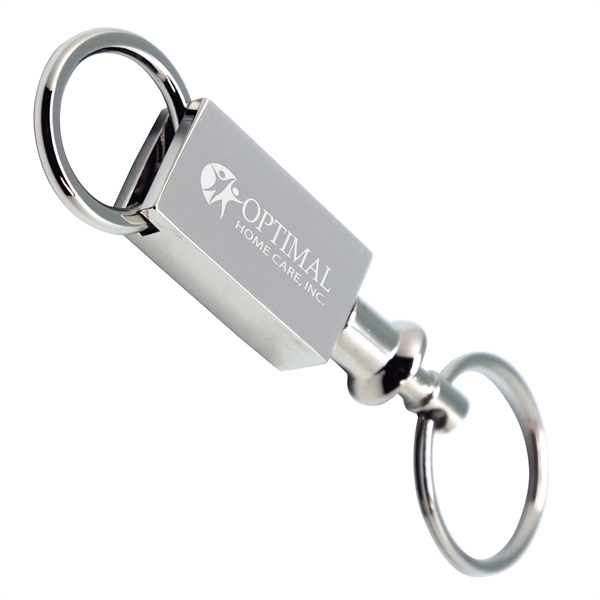 Separating valet metal key tag. Silver tone.... from ASI 30112 ACE Products / Ace Line