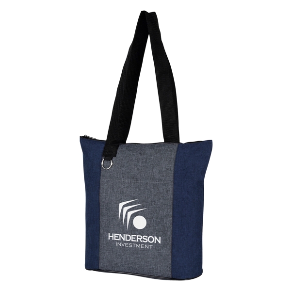 Heathered fun tote bag for carrying your essential items from place... from ASI 61125 Hit Promotional Products / Hit®