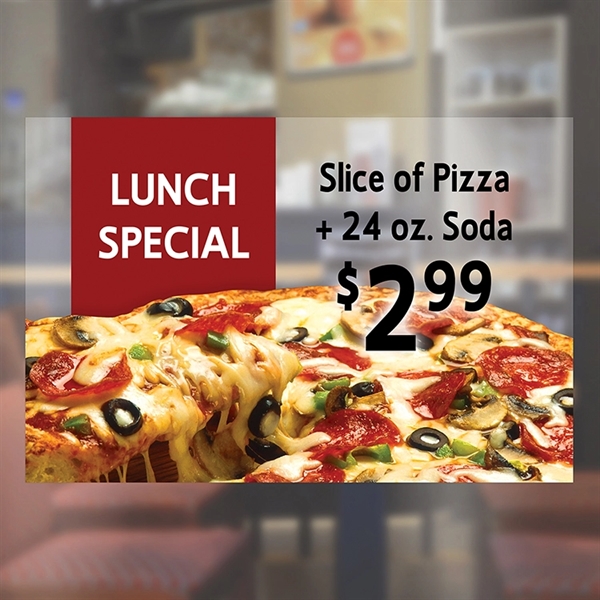 8" x 12" Outside Window Static Cling... from ASI 80228 Quinn