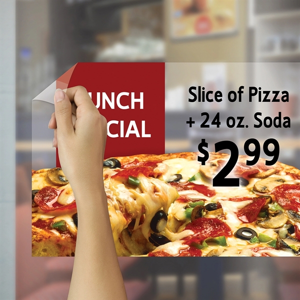 8" x 12" Outside Window Static Cling... from ASI 80228 Quinn