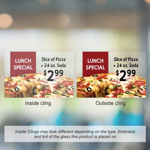 8" x 12" Outside Window Static Cling... from ASI 80228 Quinn