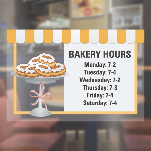 8" x 12" Inside Window Static Cling.... from ASI 80228 Quinn