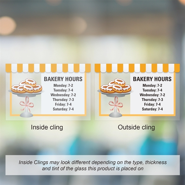 8" x 12" Inside Window Static Cling.... from ASI 80228 Quinn