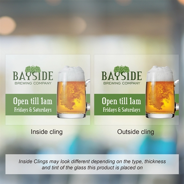 5" x 6" Outside Window Static Cling... from ASI 80228 Quinn