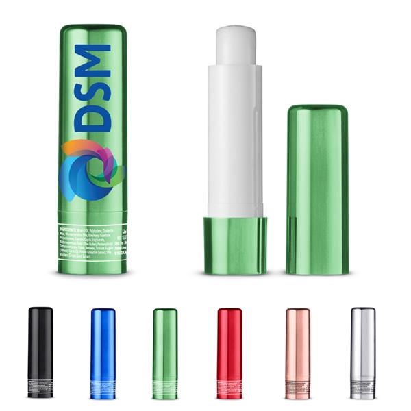 2.75" x .75" ABS plastic tube of vanilla-scented lip balm.... from ASI 79530 Prime Line