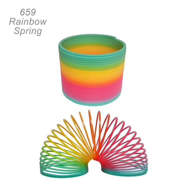 Rainbow coil spring, 80mm.... from ASI 45100 Chulani Promotional Products, Inc / Competitive Edge Innovations/Chulani