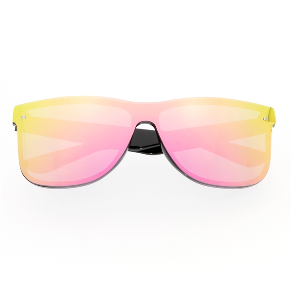 Quality polycarbonate premium mirrored retro sunglasses, 100% UVA/UVB lenses, frame available... from ASI 57371 Eyevertising