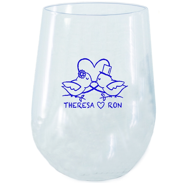 18 oz. Stemless Wine Glass.  plastic drinkware. BPA Free. 100%... from ASI 93135 US Bev Plastics