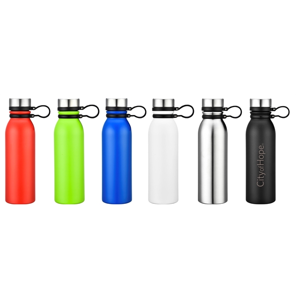 Eco friendly, reusable and recyclable stainless steel bottle with cap.... from ASI 34046 Allcasion Travelware Co