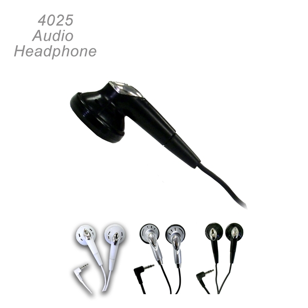 Audio stereo ear bud type headphones in popular colors - Widely... from ASI 45100 Chulani Promotional Products, Inc / Competitive Edge Innovations/Chulani